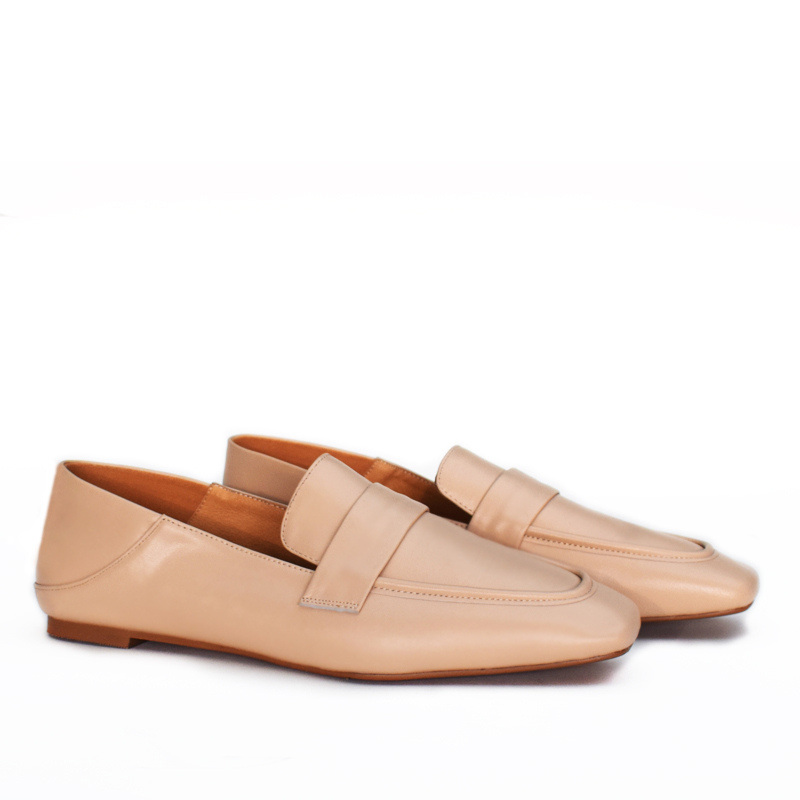 Aria soft loafers in beige