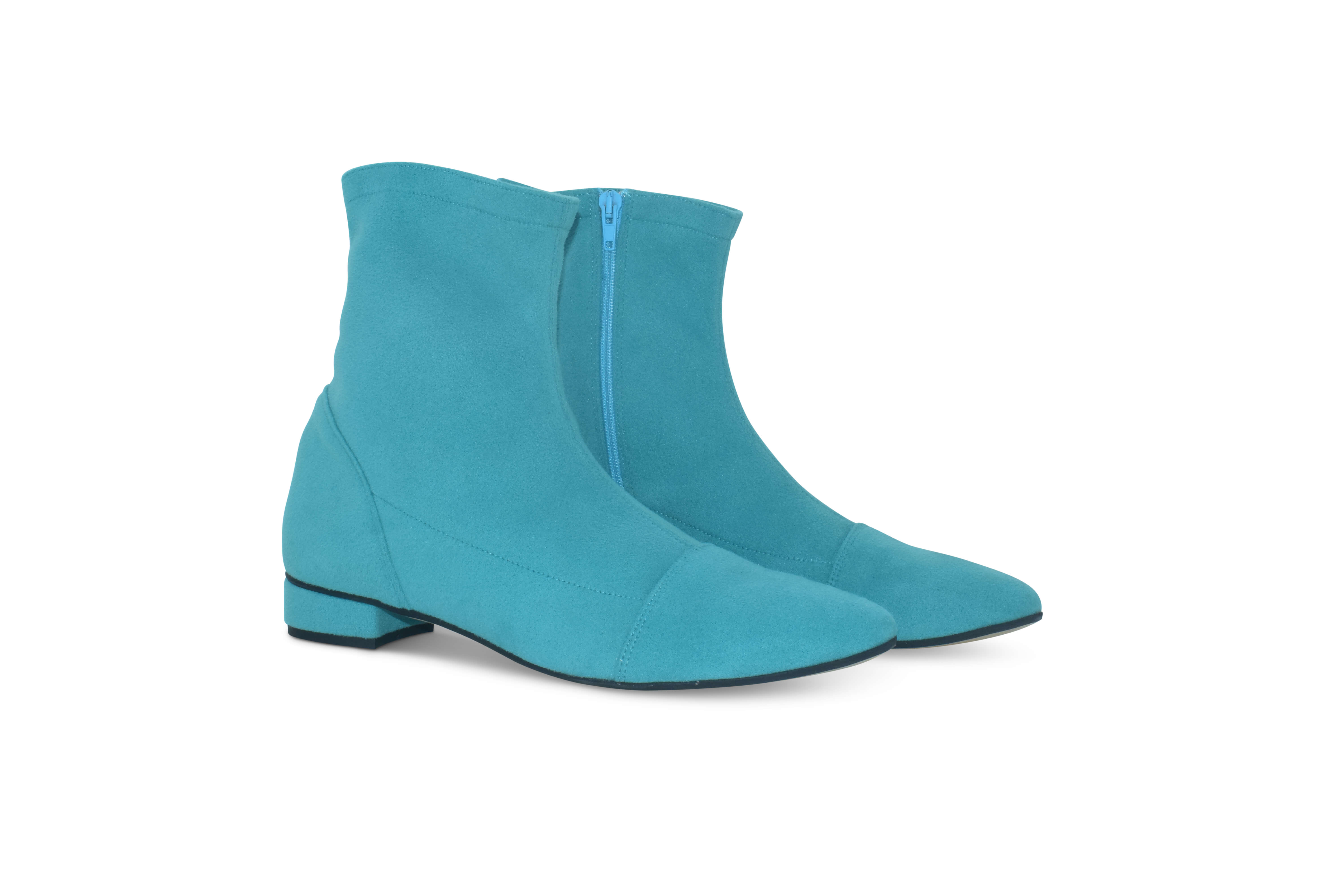 teal ankle boots uk