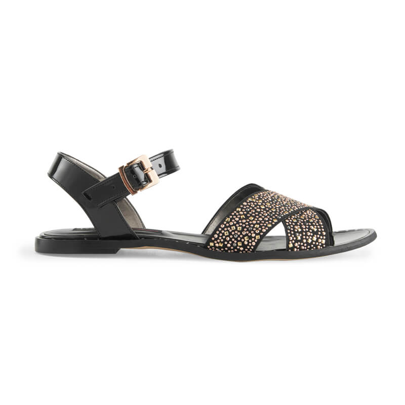 Martina elastic strap sandal