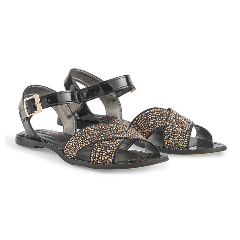 Martina elastic strap sandal